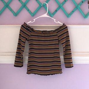 (Rue 21) Stripped Crop Top